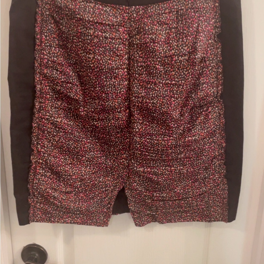 J. Crew Black and Multicolored Patterned Skirt - Picture 4 of 5